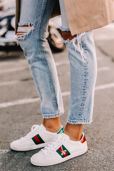 how to style gucci ace sneakers